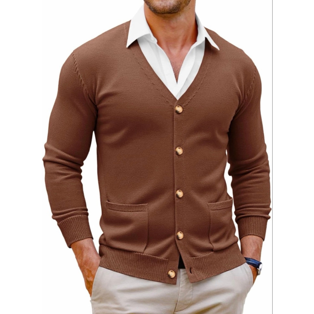 NEW Cardigan Button Down Sleeve Lightweight Knit Sweater S